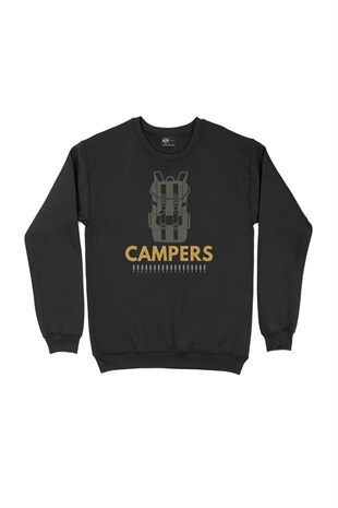 Campers Siyah Sweatshirt