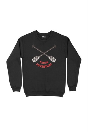 Canoe Time Siyah Sweatshirt