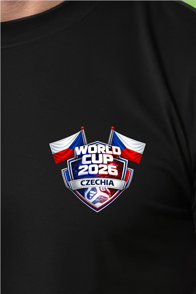 Çekya Dünya Kupası 2026 Siyah Tişört