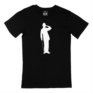 Charlie Chaplin Gölge Siyah Tişört