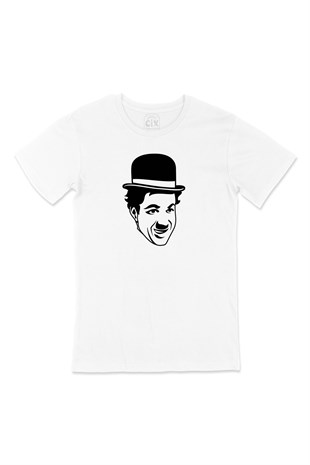 Charlie Chaplin Şapkalı Tişört