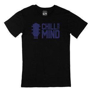 Chill Your Mind Siyah Tişört