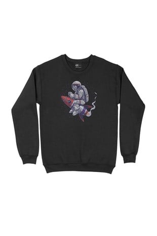 Çılgın Astronot Sweatshirt