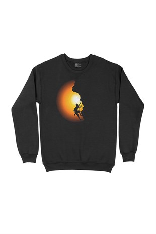 Climbing Siyah Sweatshirt