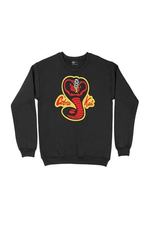Cobra Kai Siyah Sweatshirt