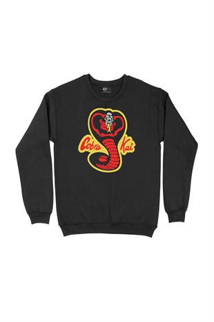 Cobra Kai Siyah Sweatshirt