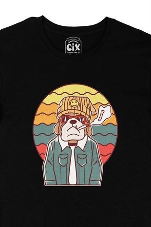 Cool Köpek Siyah Tişört