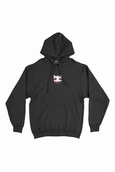 Cute Girl Elephant Minimal Kapşonlu Sweatshirt Hoodie