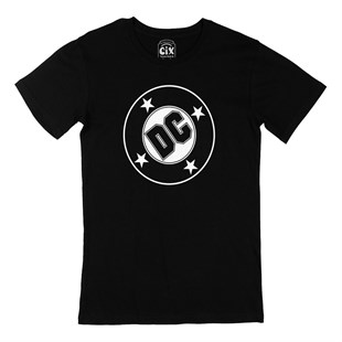 DC Comics Logolu Siyah Tişört