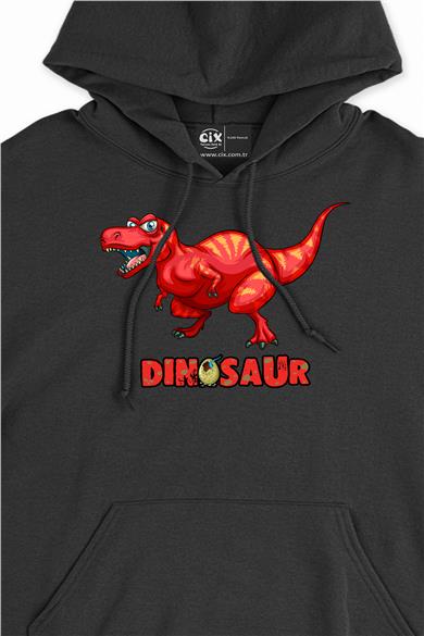Dinozor Park Kapşonlu Sweatshirt Hoodie