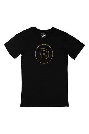 Doge Coin Kripto Siyah Tişört