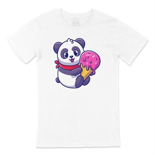 Dondurmalı Panda Tişört