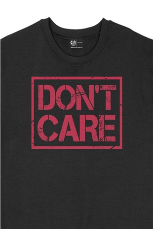 Dont Care Siyah Sweatshirt