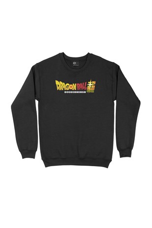 Dragol Ball Super Siyah Sweatshirt