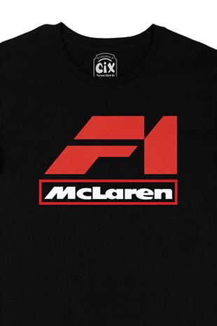F1 Mc Laren Siyah Tişört
