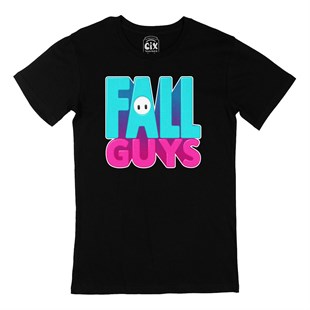 Fall Guys Siyah Tişört