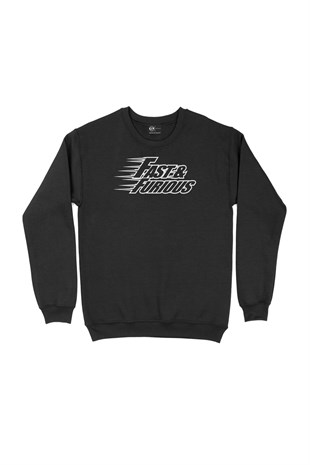 Fast And Furious Siyah Sweatshirt