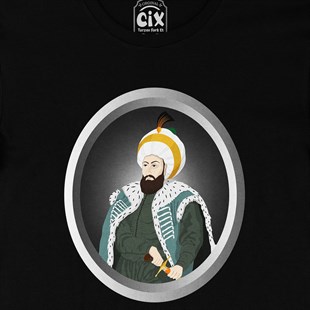 Fatih Sultan Mehmet Siyah Tişört