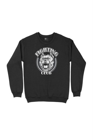 Fighting Club Siyah Sweatshirt