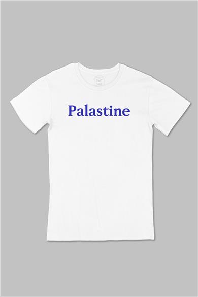 Filistin Palastine Büyük Baskılı Beyaz Tişört