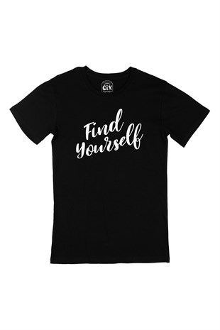 Find Yourself Siyah Tişört