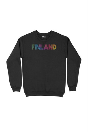 Finlandiya Siyah Sweatshirt
