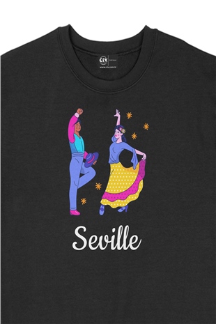 Flemenco Sevilya Siyah Sweatshirt