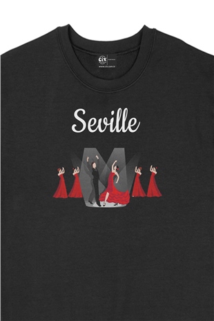 Flemenko Sevilya Siyah Sweatshirt