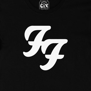 Foo Fighters Logo Siyah Tişört