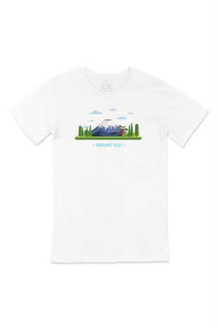 Fuji Dağı Tişört