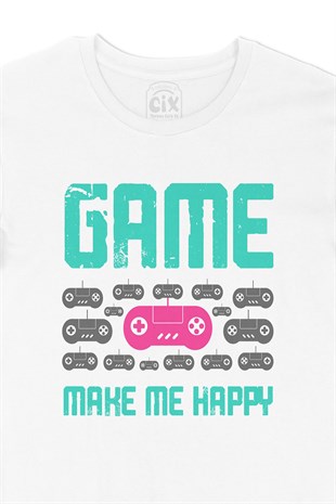 Game Make Me Happy Tişört