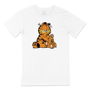 Garfield İle Sevimli Ayıcık Tişört