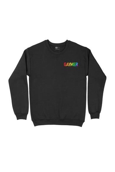 Gaymer Cep Tasarım Baskılı Sweatshirt