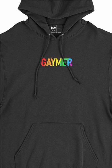 Gaymer Minimal Kapşonlu Sweatshirt Hoodie