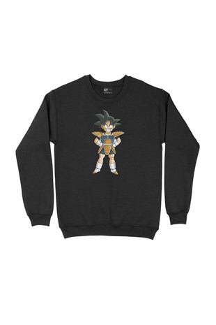 Goku Dragon Ball Siyah Sweatshirt