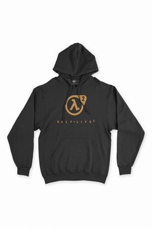 Half Life 2 Siyah Kapşonlu Sweatshirt Hoodie