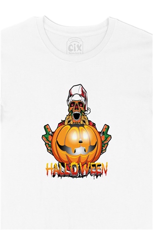 Halloween Kuru Kafa Tişört