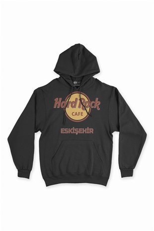 Hard Rock Cafe Eskişehir Siyah Sweatshirt Hoodie