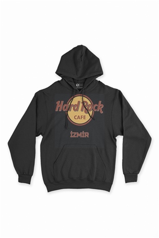 Hard Rock Cafe İzmir Siyah Sweatshirt Hoodie