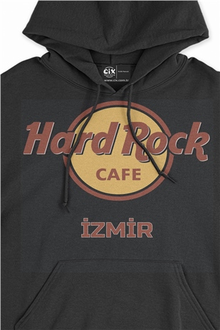 Hard Rock Cafe İzmir Siyah Sweatshirt Hoodie