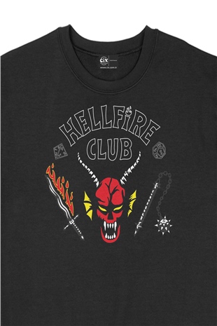 Hellfire Club Siyah Sweatshirt