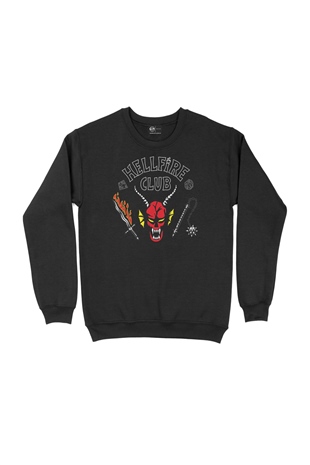 Hellfire Club Siyah Sweatshirt