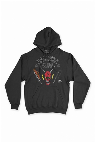 Hellfire Club Siyah Sweatshirt Hoodie
