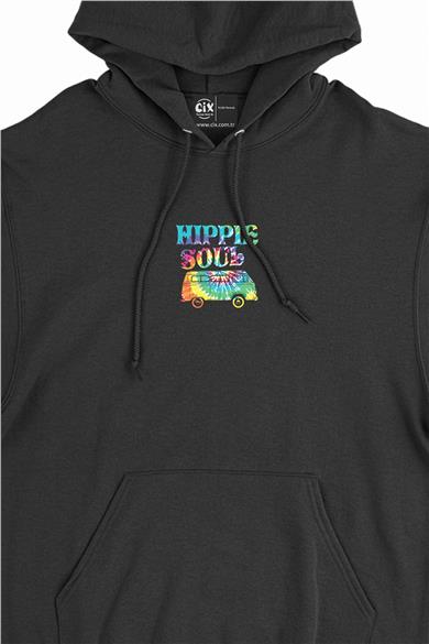 Hippie Soul Car Minimal Kapşonlu Sweatshirt Hoodie