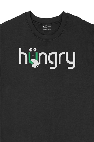 Hungry Siyah Sweatshirt