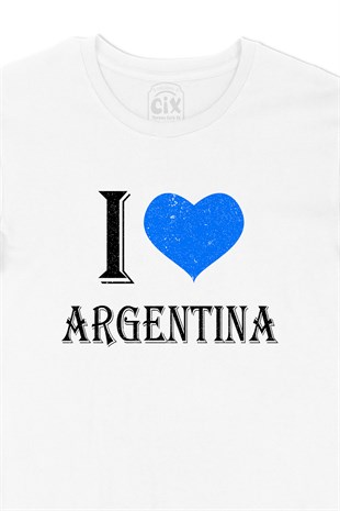 I Love Arjantin Tişört