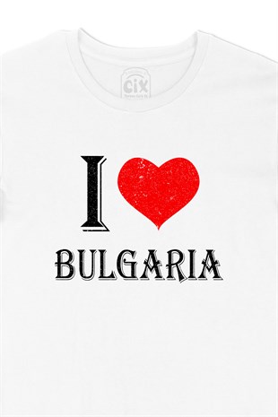 I Love Bulgaristan Tişört
