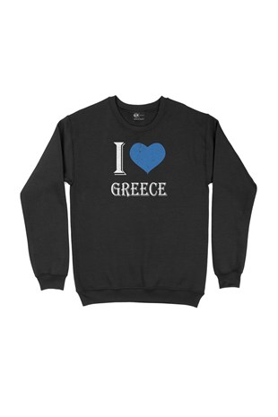 I Love Greece Sweatshirt