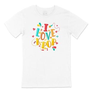 I Love K Pop Tişört