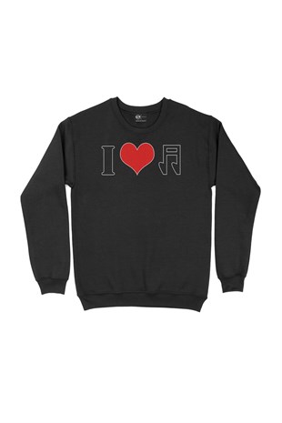 I Love Music Sweatshirt